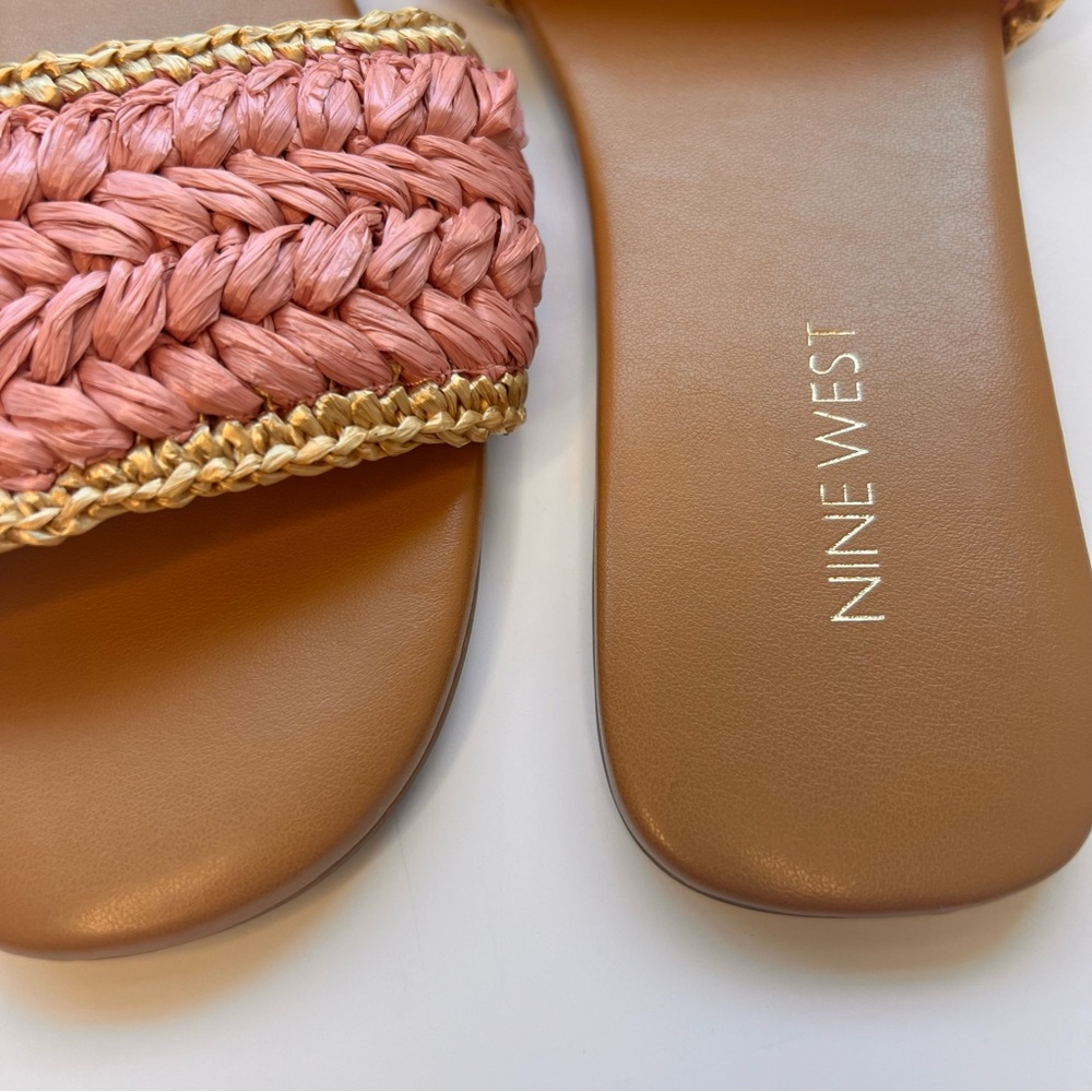 Nine West | Women’s Lolen Slide Sandal Pink | Size 7.5 | EUC